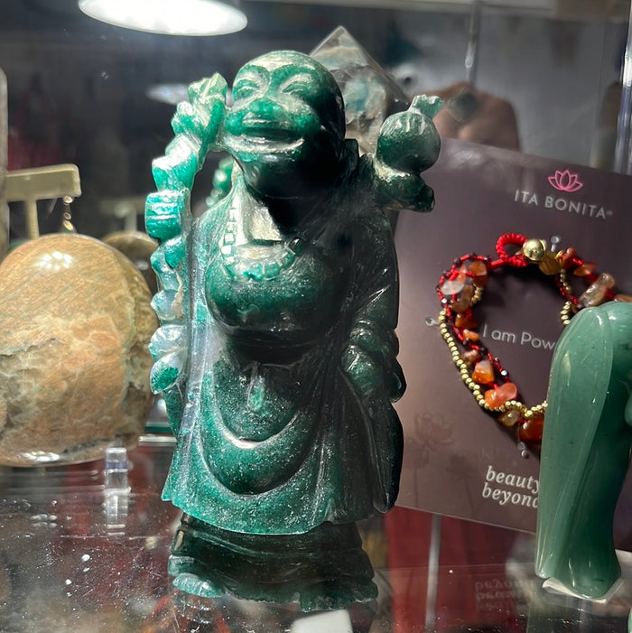 Aventurine Good Luck Buddha