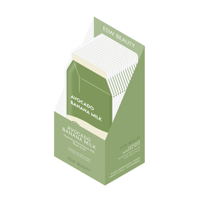 Avocado Banana Milk Plant-Based Milk Mask