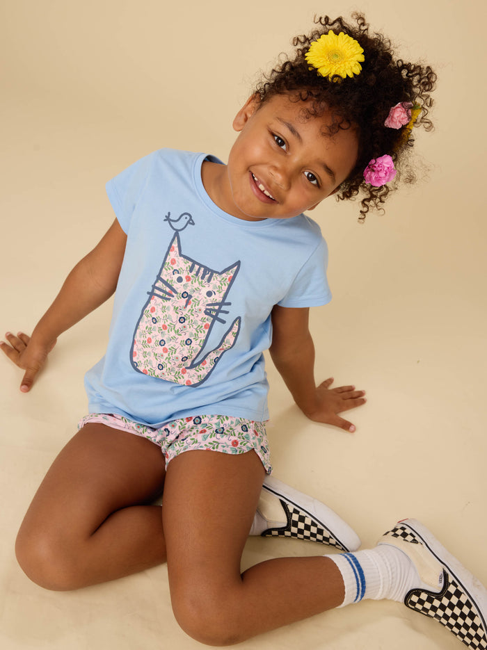 Azulejo Cat Graphic Tee