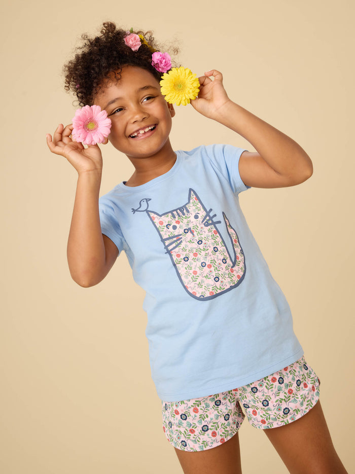 Azulejo Cat Graphic Tee