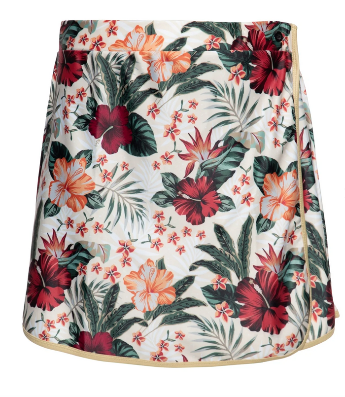 Baderock Flowers, Plus Size, Creme