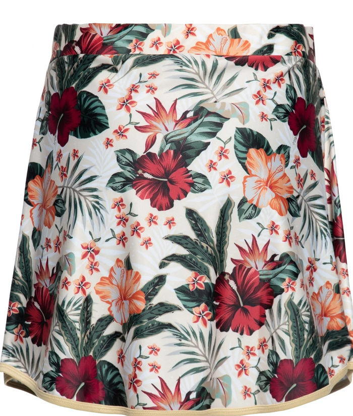Baderock Flowers, Plus Size, Creme