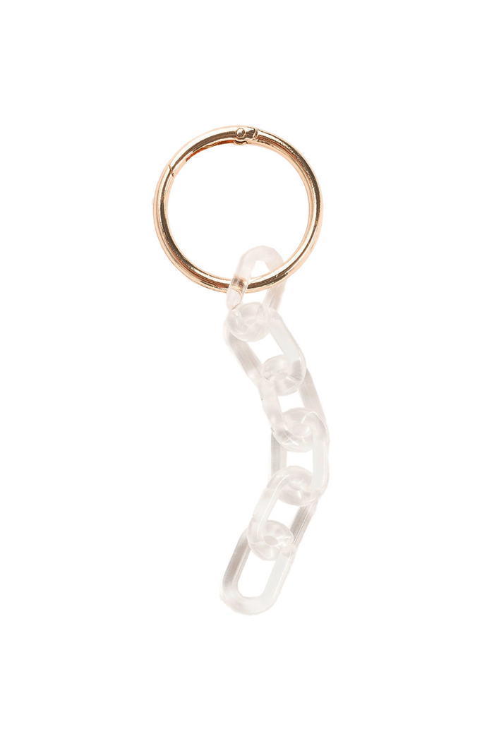 Bag Charm Base Chain - Clear