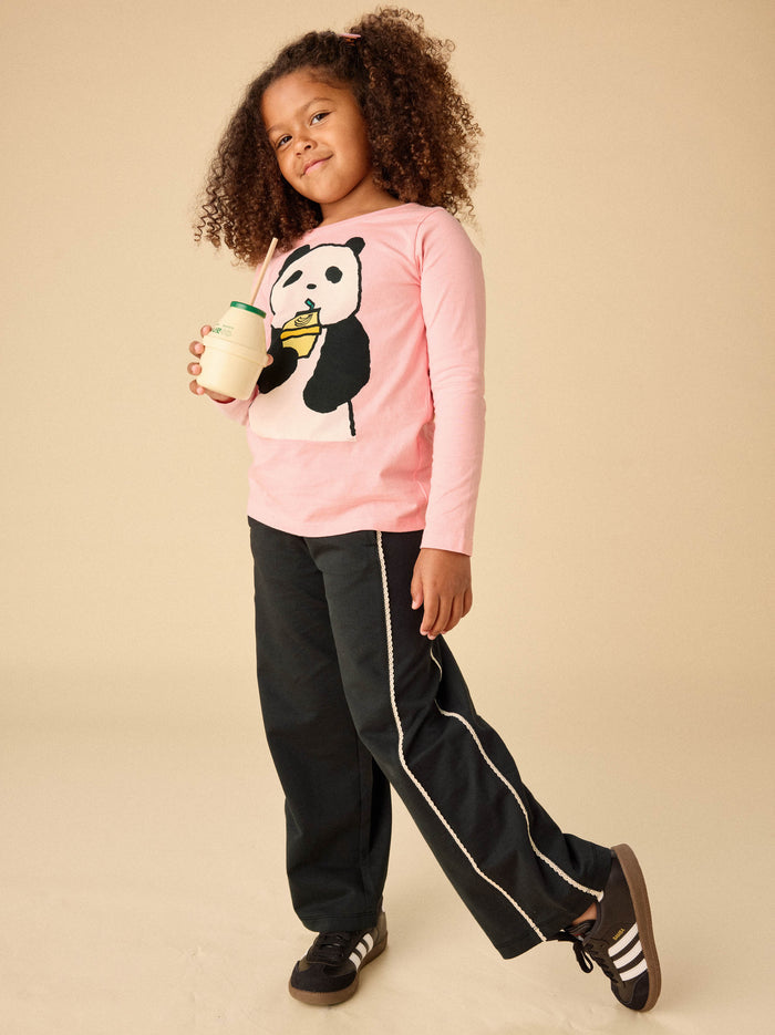 Banana Milk Panda Graphic Tee