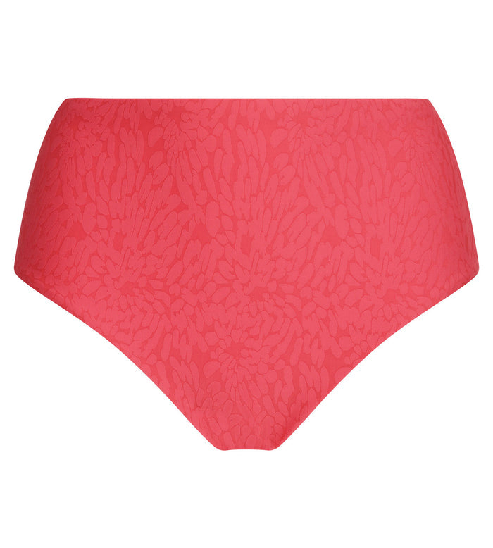 Bas de maillot de bain culotte haute motif Hibiscus Dim Swimwear