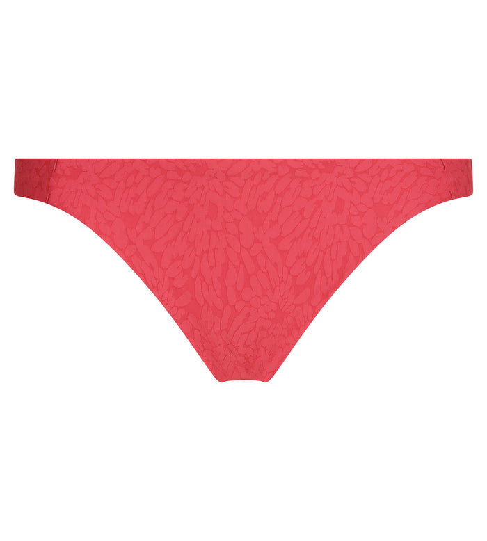 Bas de maillot de bain culotte midi motif Hibiscus Dim Swimwear