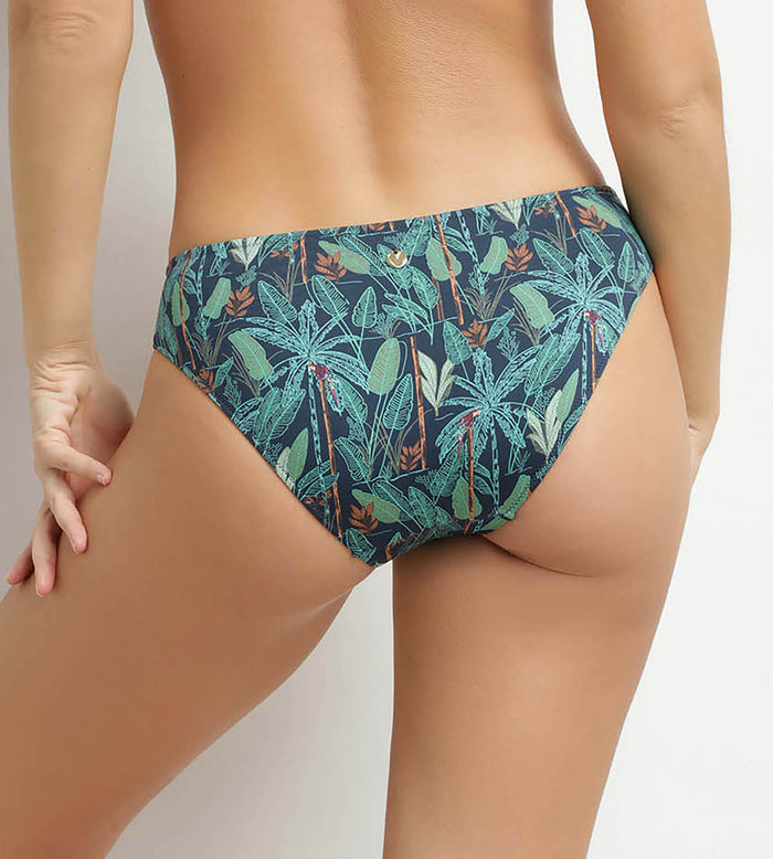 Bas de maillot de bain culotte motif tropical Dim Swimwear