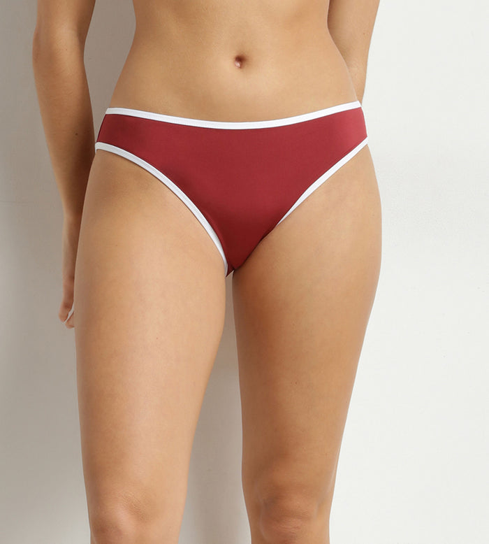 Bas de maillot de bain culotte pour femme Rouge Dim Timeless
