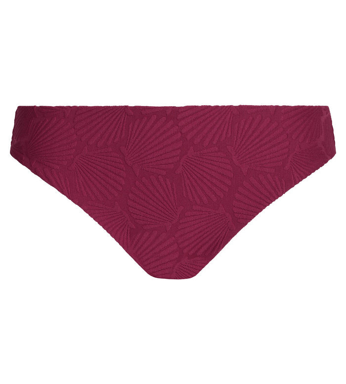 Bas de maillot de bain slip midi motif coquillage Dim Swimwear