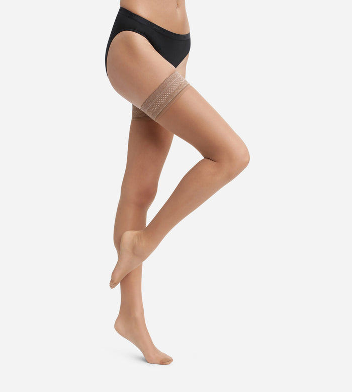 Bas femme en voile transparent Gazelle Dim Up Beauty
