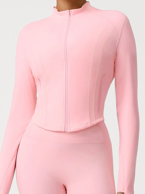 Basic Zipper Pocket Jacket