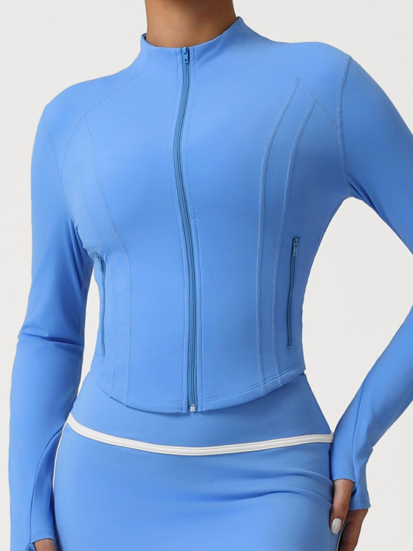 Basic Zipper Pocket Jacket