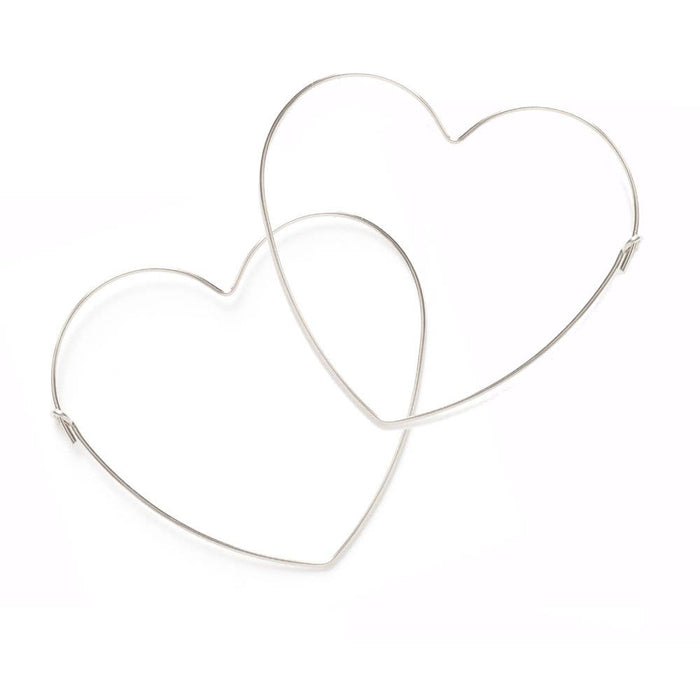 Big Heart Hoop Earrings