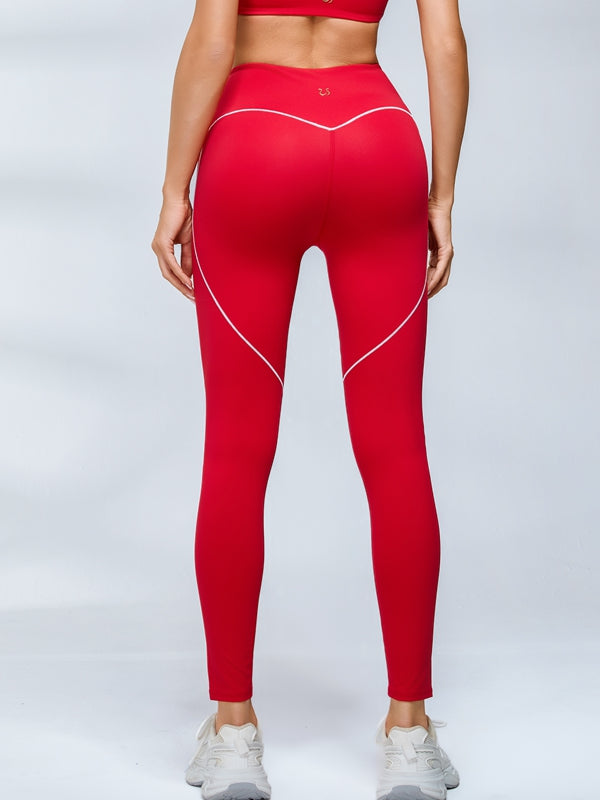Big Heart Shape Cross Back Tracksuit