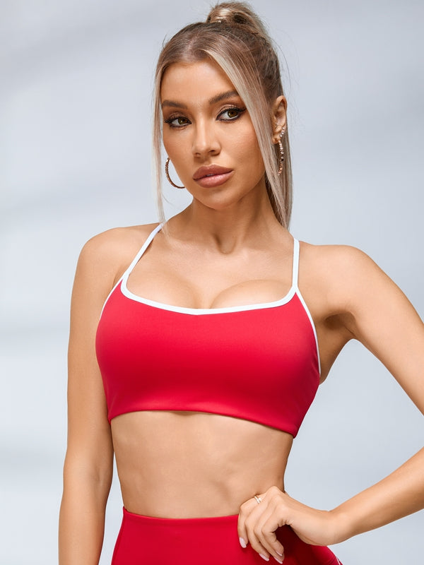 Big Heart Shape Cross Back Tracksuit