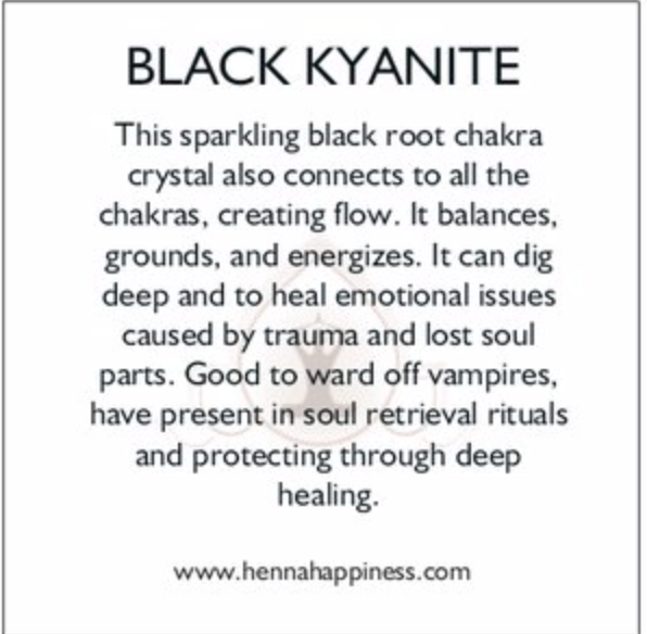 Black Kyanite