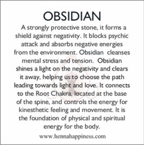 Black Obsidian Bracelet