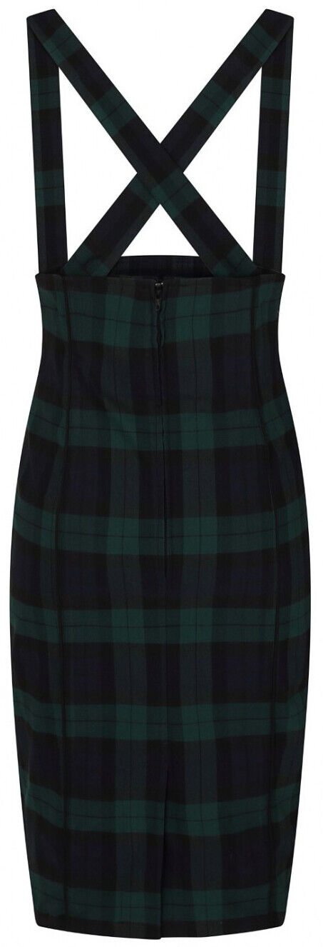Bleistiftrock Evelyn Pinafore, Grün, Plus Size