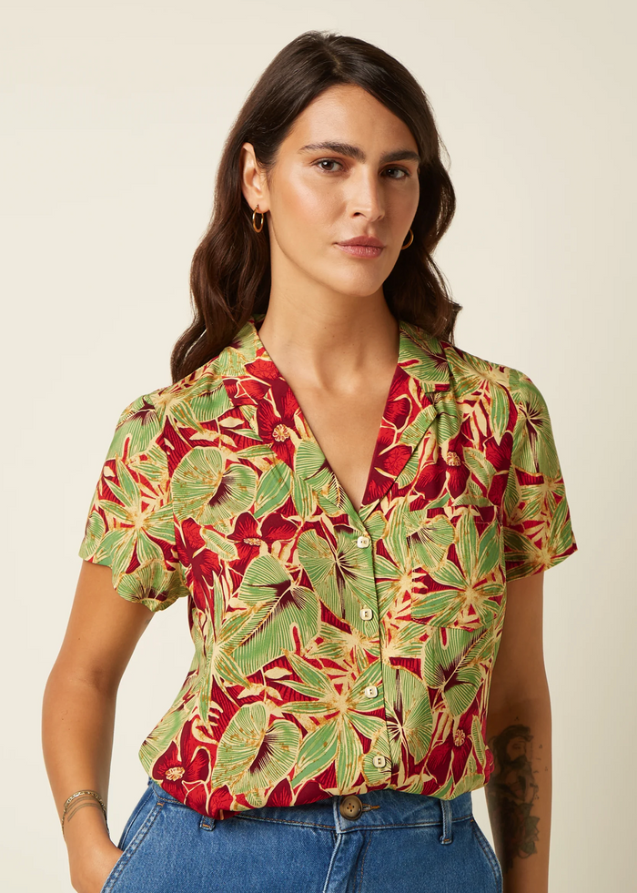Bluse Bella Rico mit Blumenmuster