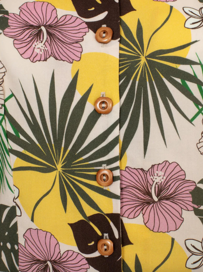 Bluse Benita,Tropisches Blumenmuster, Plus Size