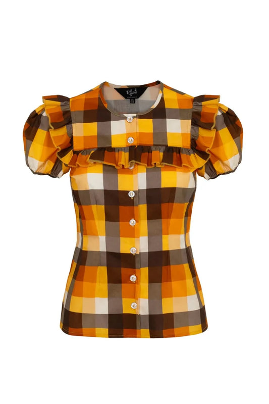 Bluse Darlene Check 40's, Multi