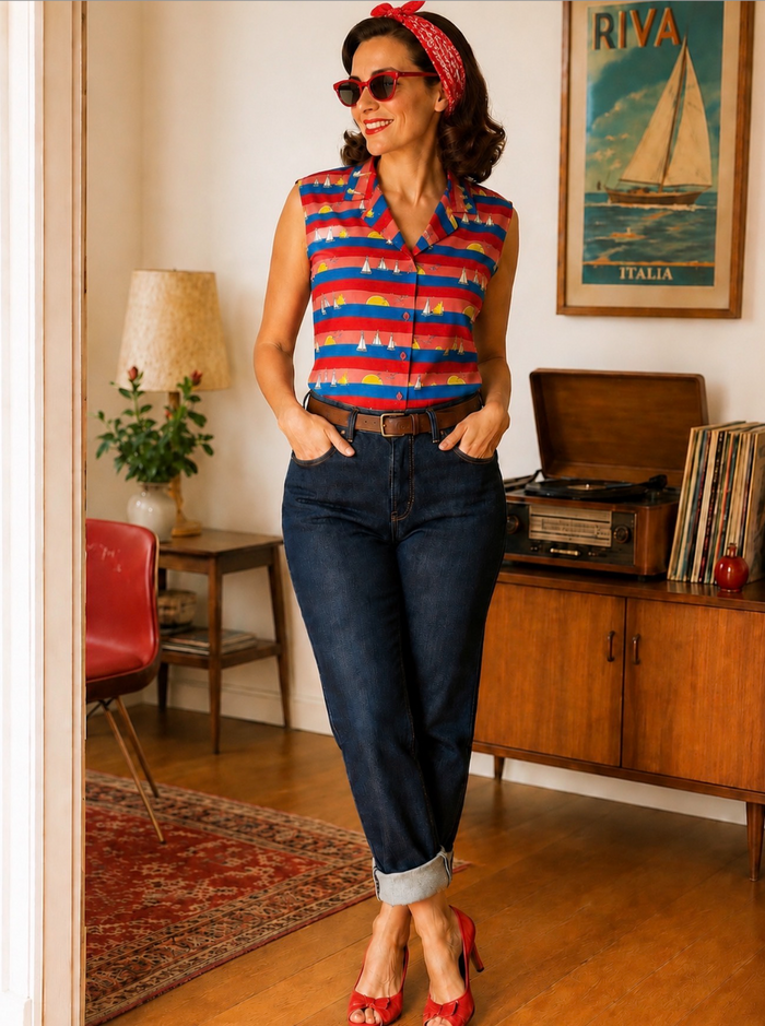 Bluse Phyllis Sunset, Multi