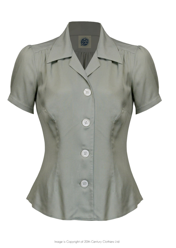 Bluse Pretty 40s,salbei
