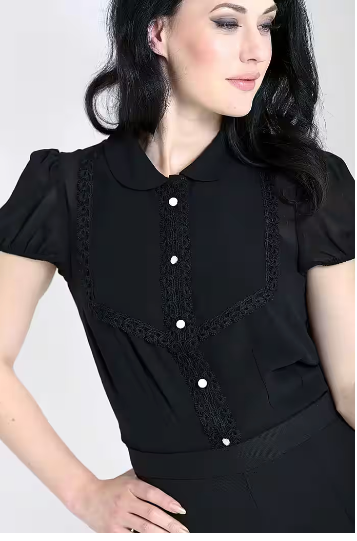 Bluse Taffy, Schwarz