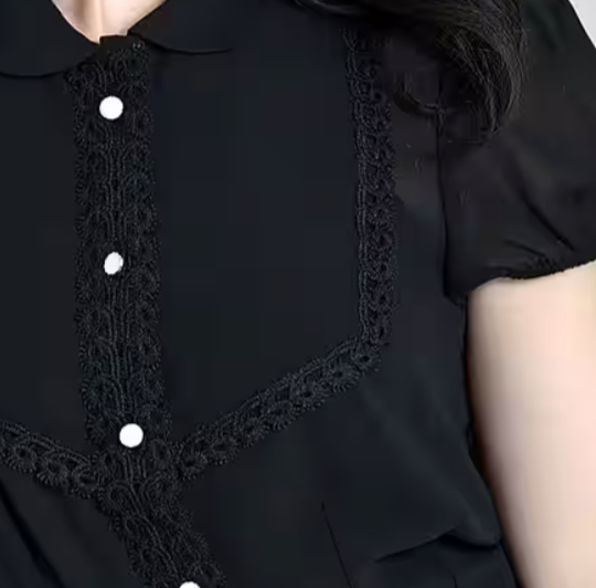 Bluse Taffy, Schwarz