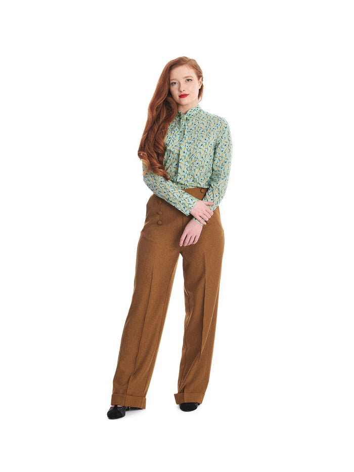 Bluse Wintergarden, Plus Size, Grün