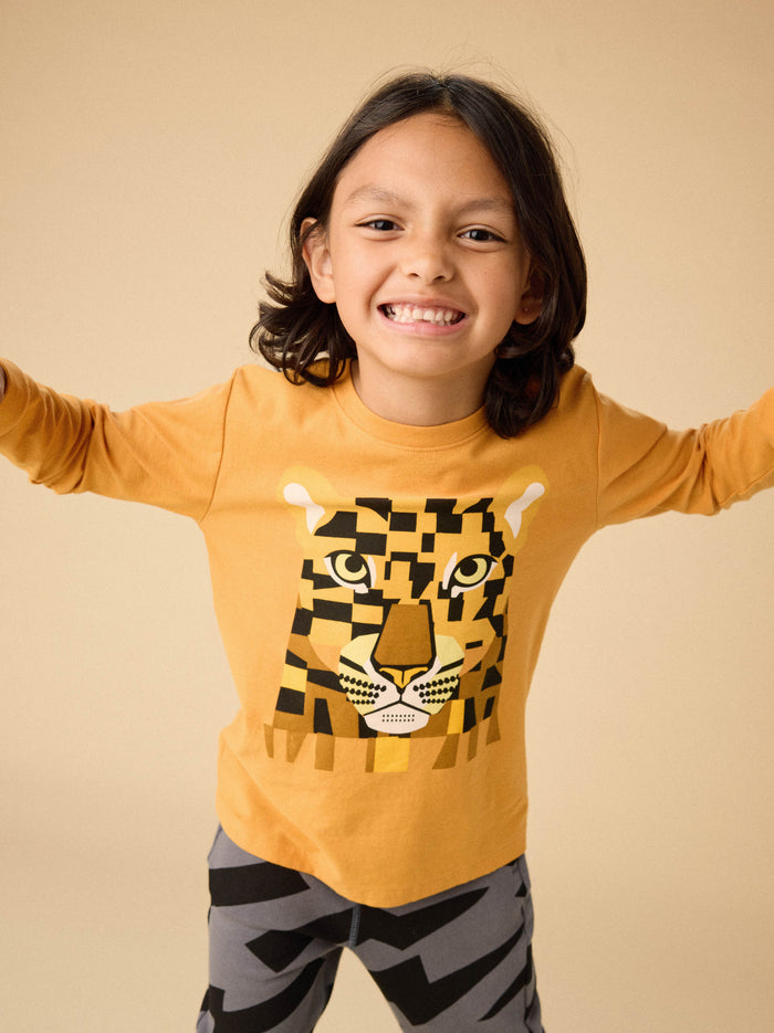 Bojagi Leopard Graphic Tee