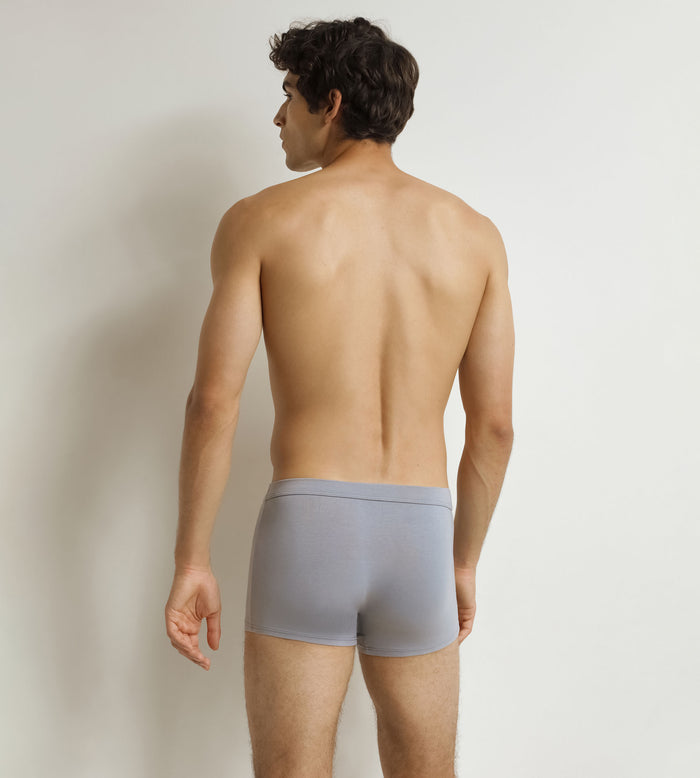 Boxer homme Gris Classic Coton