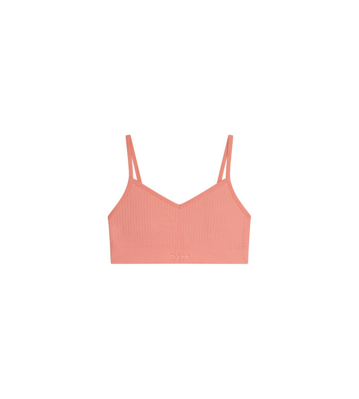 Brassière fille sans couture en microfibre Corail Dim
