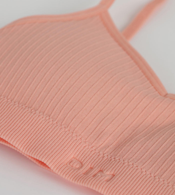 Brassière fille sans couture en microfibre Corail Dim