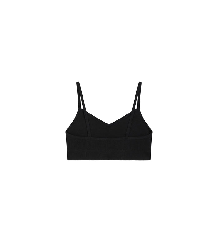 Brassière fille sans couture en microfibre Noir Dim