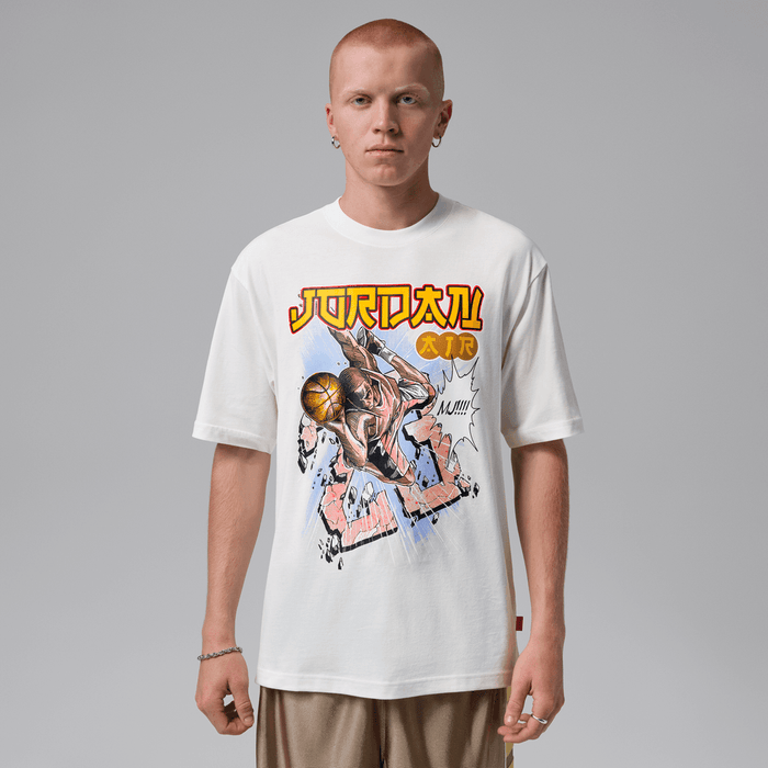 Jordan Brooklyn Anime T-Shirt Sail