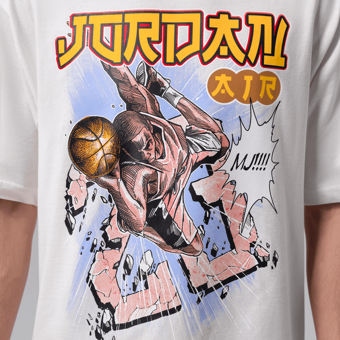 Jordan Brooklyn Anime T-Shirt Sail