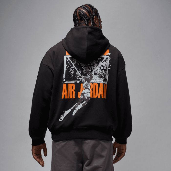 Jordan Brooklyn Shattered Backboard Hoodie Black