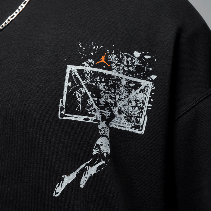 Jordan Brooklyn Shattered Backboard Hoodie Black