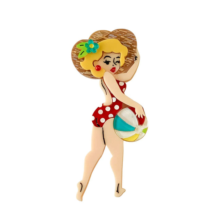 Brosche Beach Babe