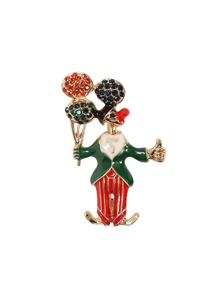 Brosche Clown