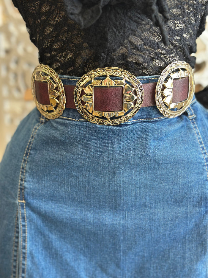 Brown Western Belt