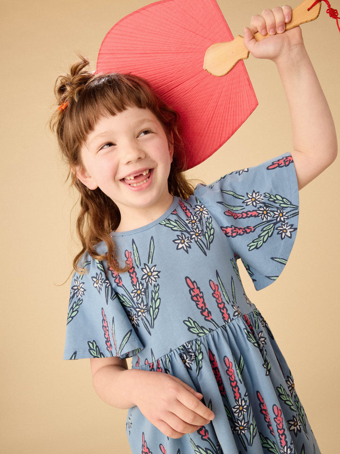Butterfly Sleeve Dress