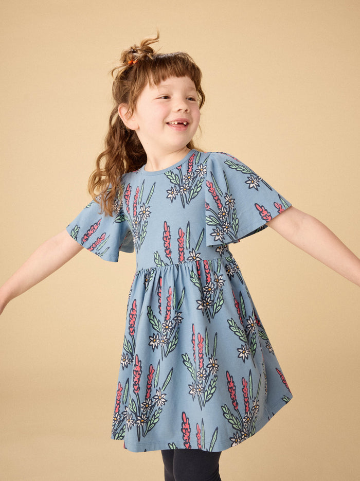 Butterfly Sleeve Dress