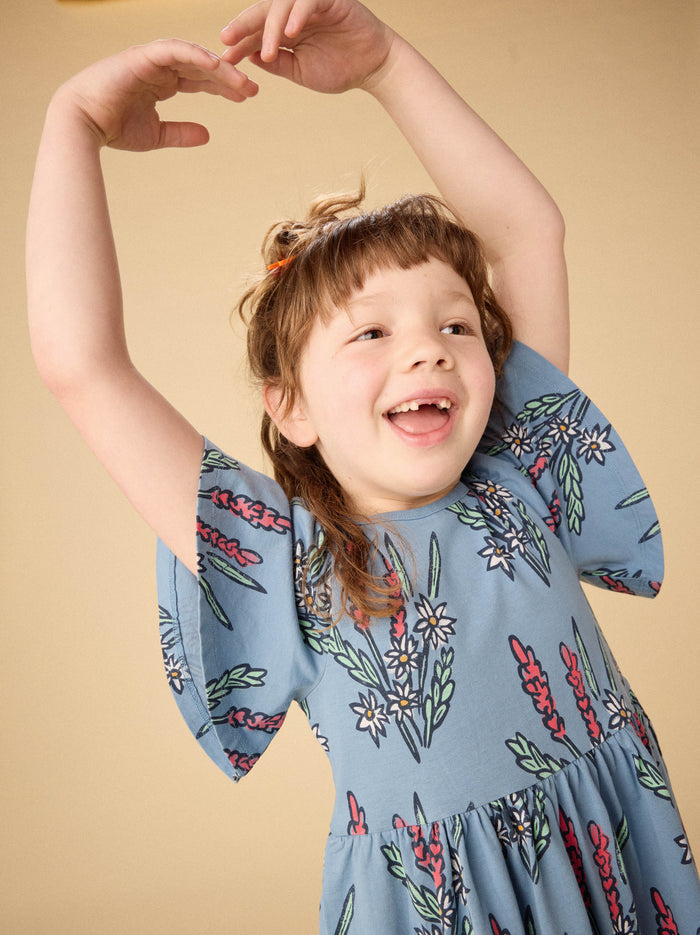 Butterfly Sleeve Dress