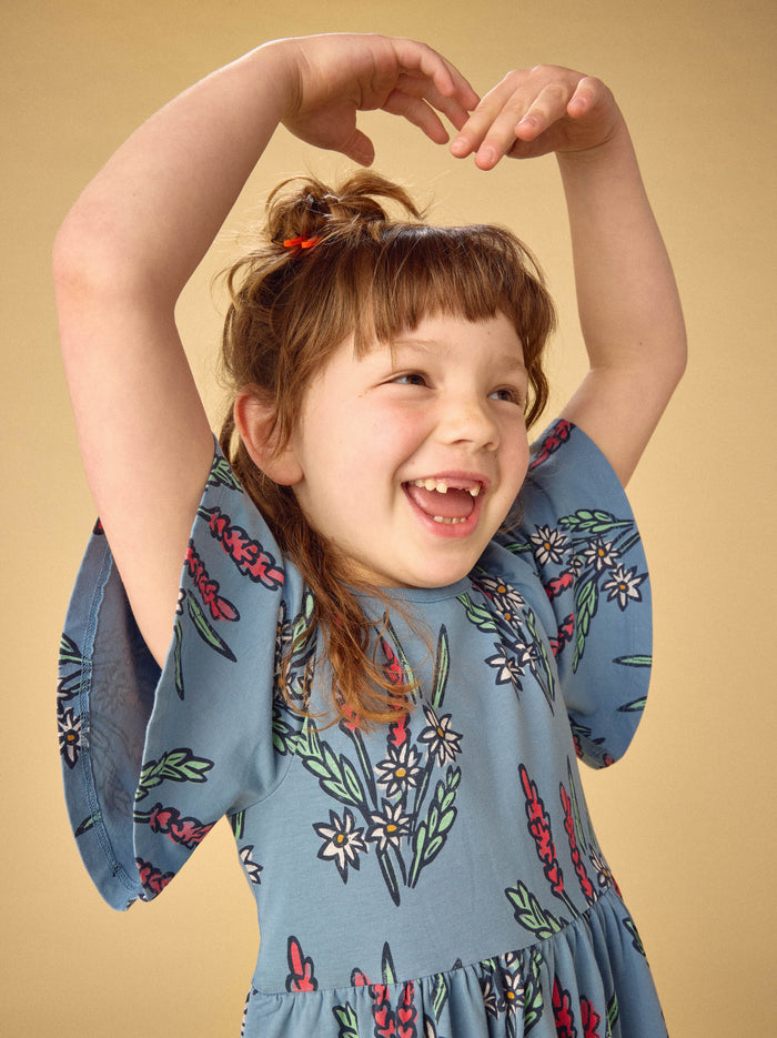 Butterfly Sleeve Dress