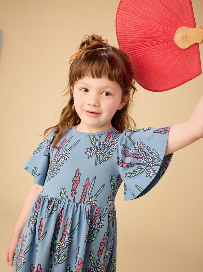 Butterfly Sleeve Dress