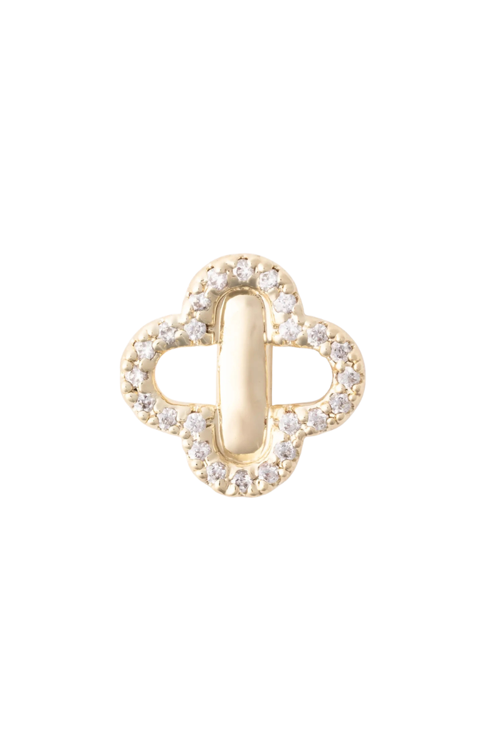 Pave Quatrefoil