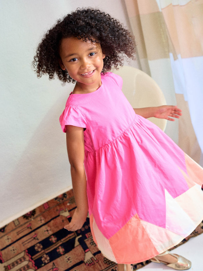 Cap Sleeve Jogakbo Dress