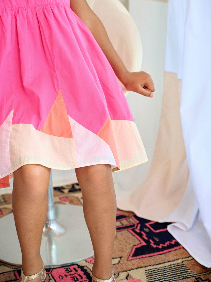 Cap Sleeve Jogakbo Dress